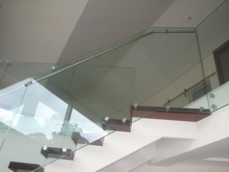 guarda-corpo de vidro temperado de 12mm